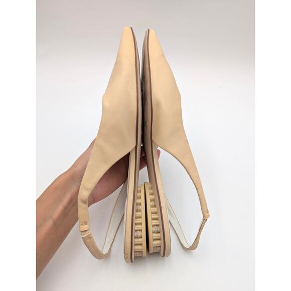 Sarto by Franco Sarto Riva Leather Slingback Flat Women's Butter Size US9.5M - Picture 11 of 13